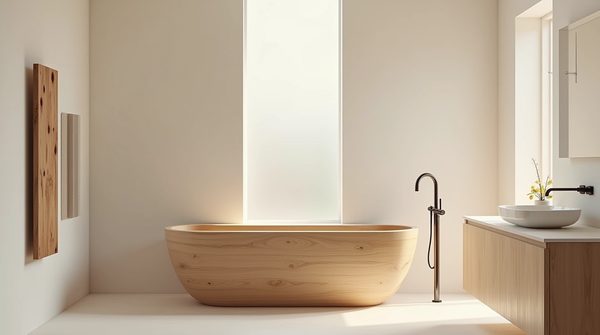 Sublimer la salle de bain avec un porte-serviette mural en bois : l'alliance du naturel et du design